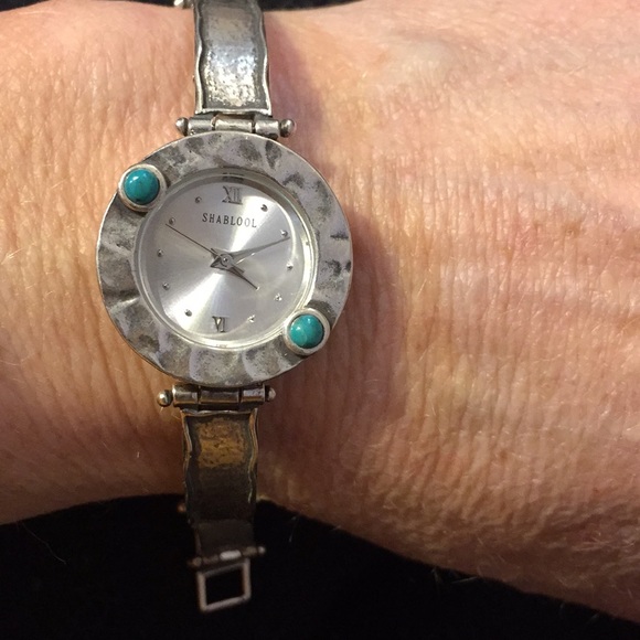Sterling & turquoise watch